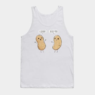 Peanut And Cashew Nut Funny, Cashew Bless You Tank Top